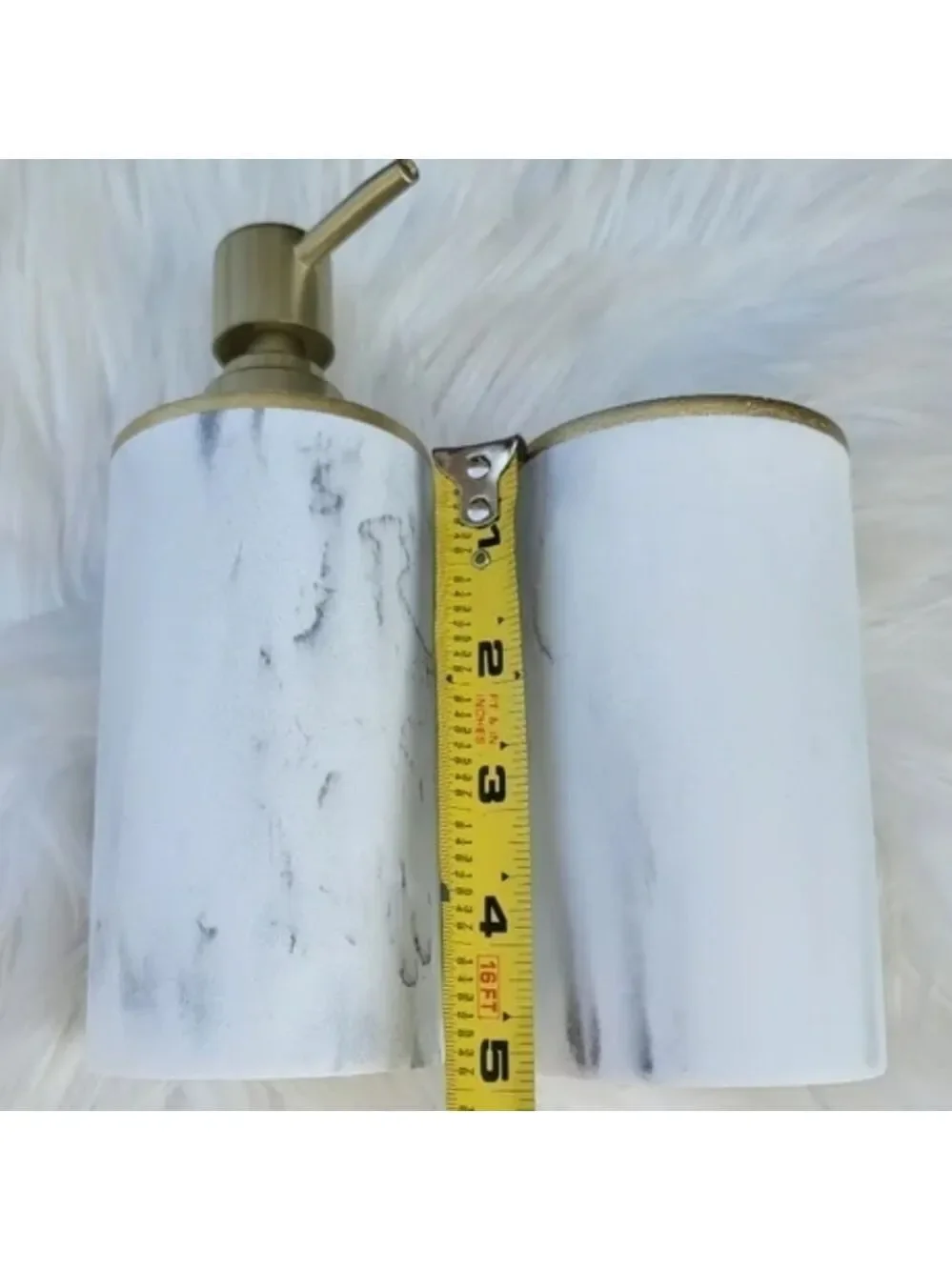 Sunday Citizen Marble Resin Bath Set
